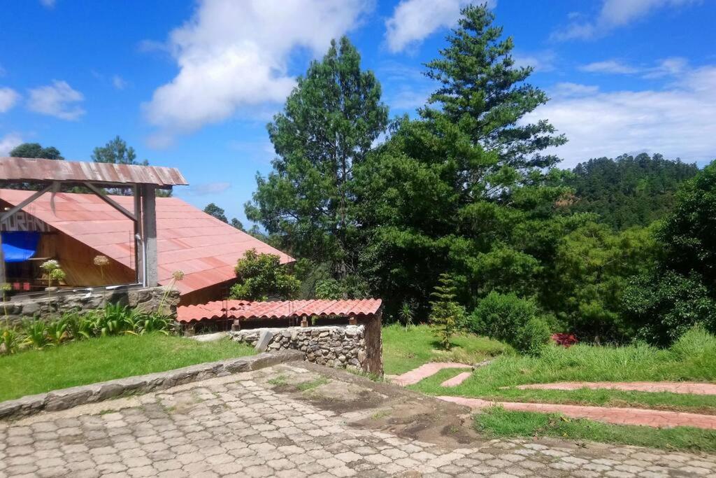 Cabana Con Banera Y Chimeneas En Puesta De Sol El Pacifico エクステリア 写真