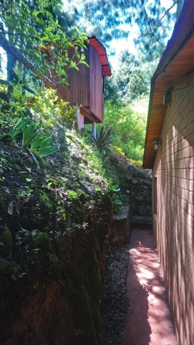 Cabana Con Banera Y Chimeneas En Puesta De Sol El Pacifico エクステリア 写真