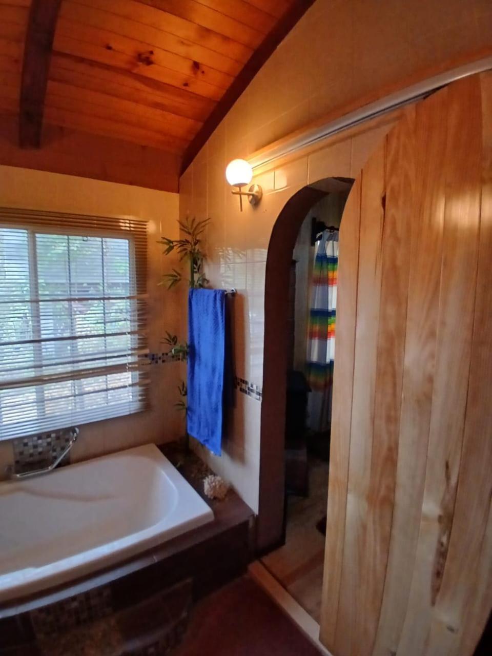 Cabana Con Banera Y Chimeneas En Puesta De Sol El Pacifico エクステリア 写真
